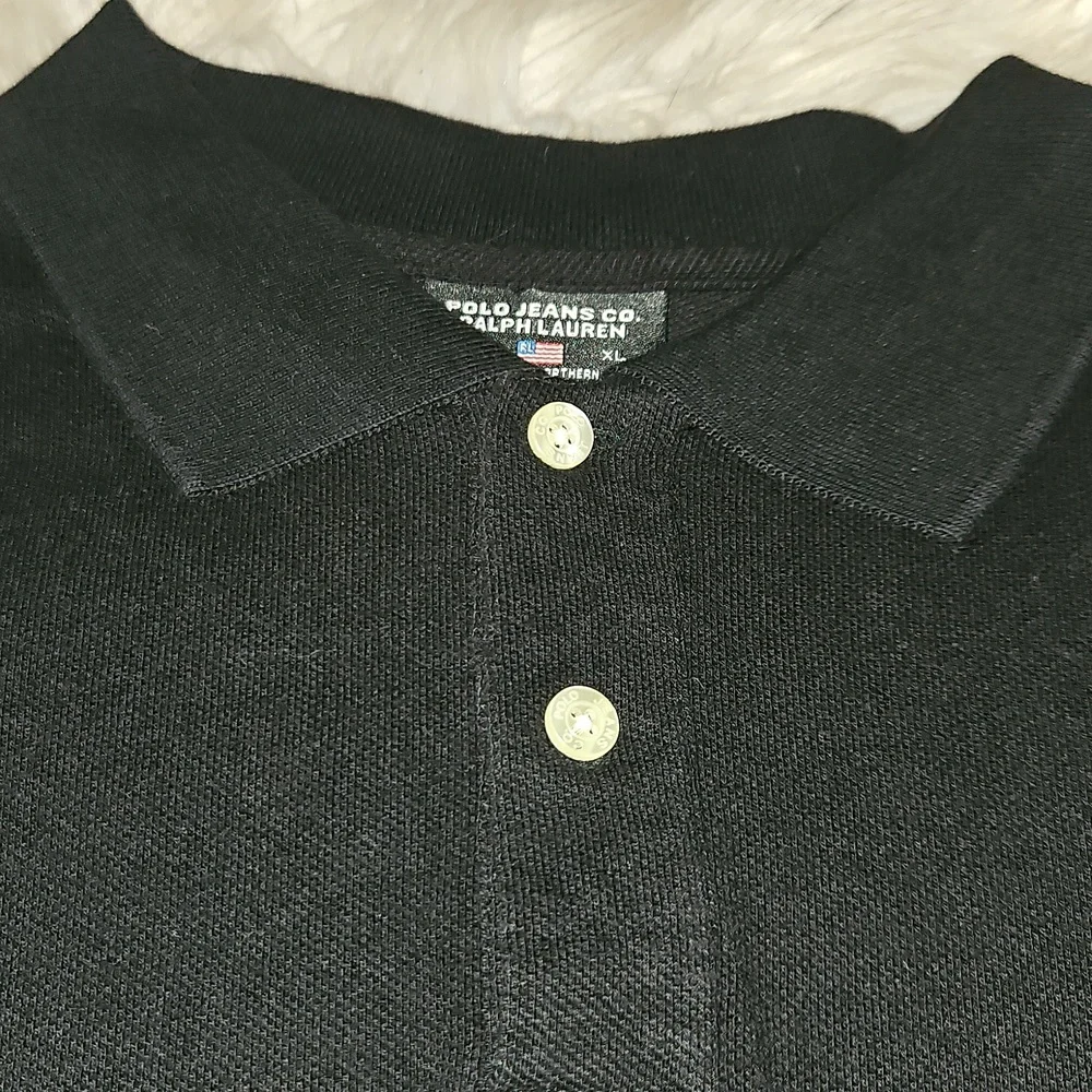 Vintage Ralph Lauren Black Polo Shirt – Men’s XL